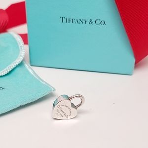 Tiffany & Co. Heart pendant Charm opens & Closes Sterling Silver